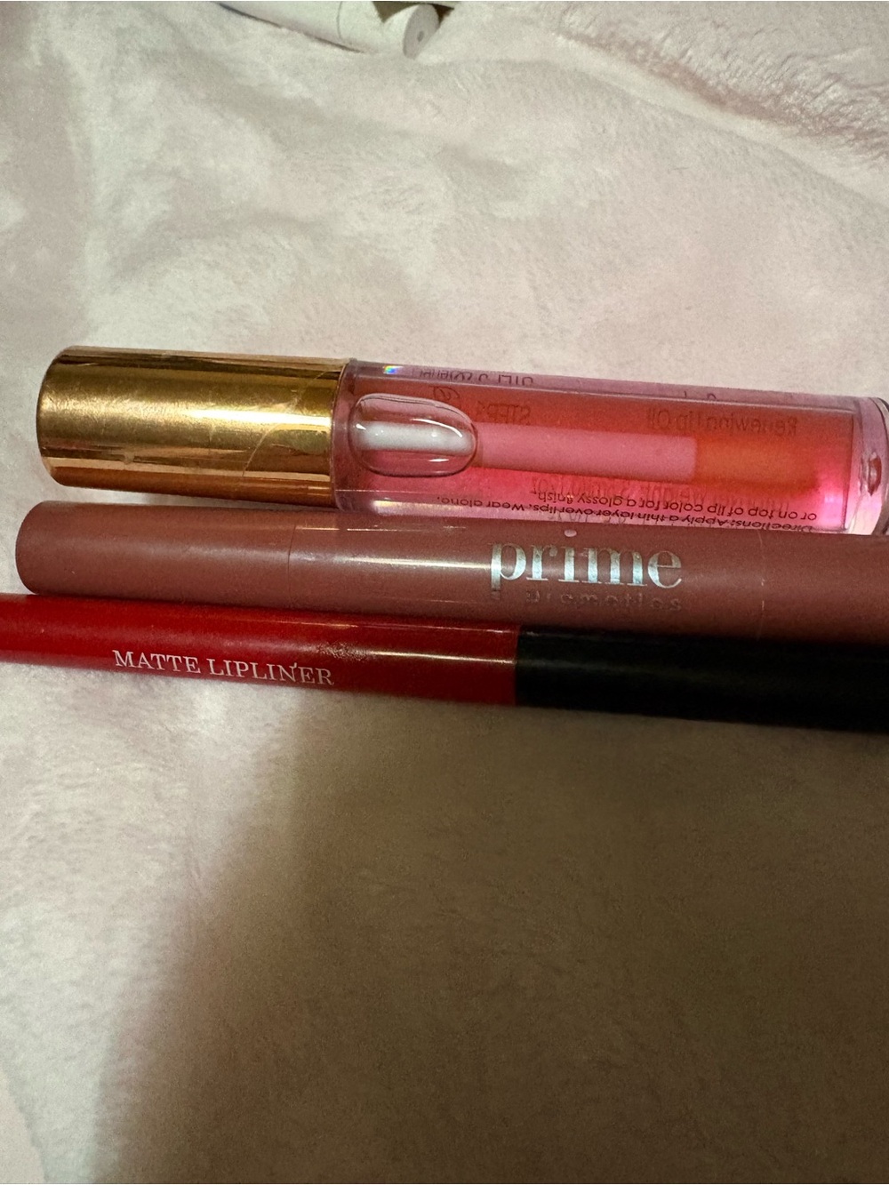 Revlon Three-Piece Lip Set in Pink, Nude & Red